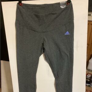 Adidas womens XL gray leggings New
